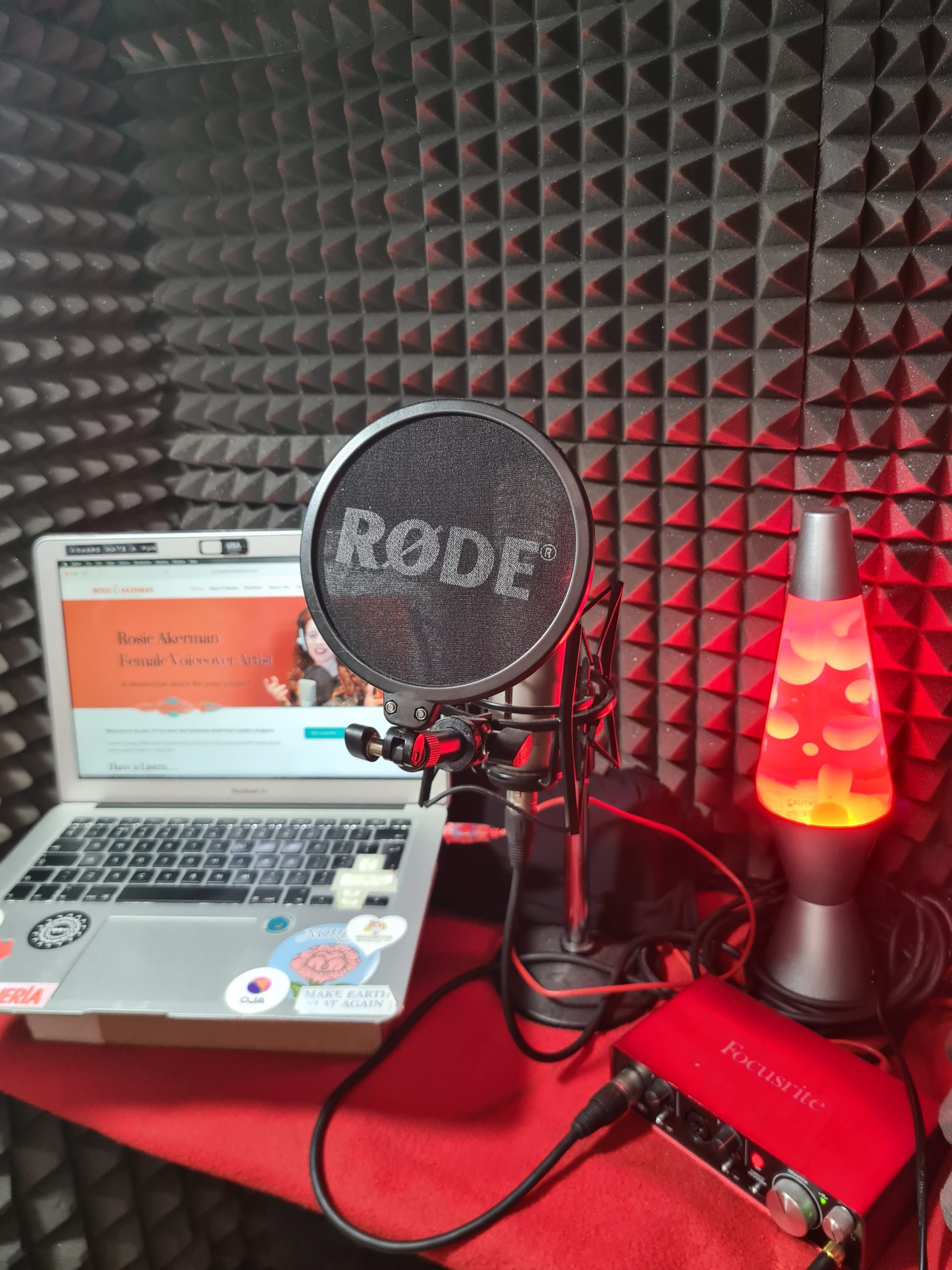 rosie akerman home voiceover studio